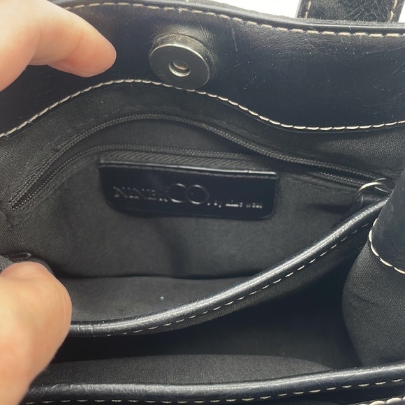 Nine & Co. 90s Small Y2K Mini Black Hand Bag Purse - Picture 6 of 8